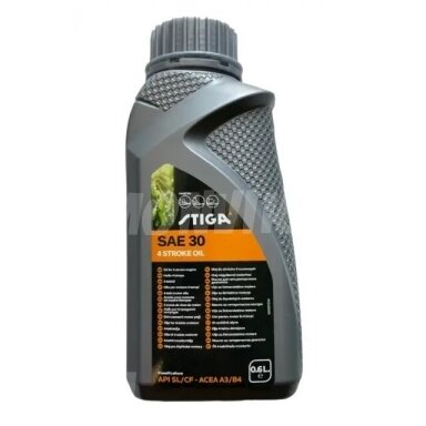 Alyva 4T vejapjovėms ir traktoriukams 600ml Alyva 4T vejapjovėms ir traktoriukams 600ml