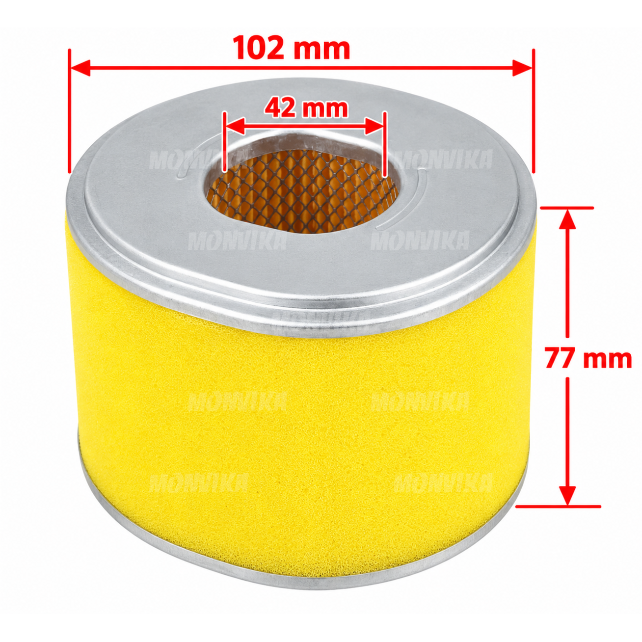 Oro filtras HONDA GX240, GX270 varikliams 17210-ZE2-821 Oro filtras HONDA GX240, GX270 varikliams 17210-ZE2-821
