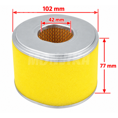 Oro filtras HONDA GX240, GX270 varikliams 17210-ZE2-821